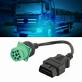 thumbnail image 4 of 9 Pin Male Head to 16 Pin Truck Diagnostic Scanner Cable Adapter,Professional Cable Adapter for Trucks Cars Connect to Scan Tools, 4 of 9