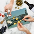 thumbnail image 5 of Italy Cutting Board, Famous Landscape of Venice Gondolas and Architecture Europe Tourism Canal Photo, Decorative Tempered Glass Cutting and Serving Board, Small Size, Multicolor, by Ambesonne, 5 of 5