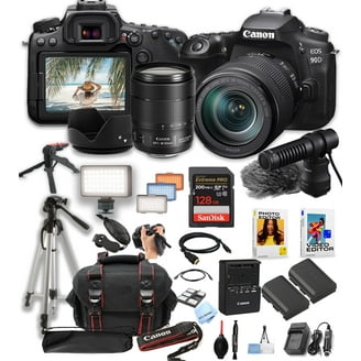 Canon EOS 90D + EF-S 10-18mmレンズセット Canon EOS 90D DSLR Camera Bundle With 18-135mm & 10-18mm Lens