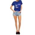 thumbnail image 5 of SLADYGLO Women I need My Space NASA Graphic Letter Print T-Shirt Round Neck Short Sleeves Casual Tops, 5 of 5