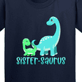 thumbnail image 4 of Inktastic Sister-saurus Cute Brontosaurus Family Youth T-Shirt, 4 of 5