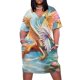 thumbnail image 1 of Vestido holgado con bolsillo de dragón para mujer vestidos de fiesta de verano, 1 of 6
