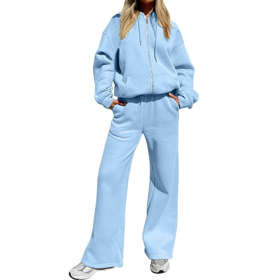 Women Sweatsuits 2pcs Sets Clearance Baggy Roomy Women Jogging Suits 2 Piece Set Casual Soft Lounge Sweat Suit Women Womens Clearance