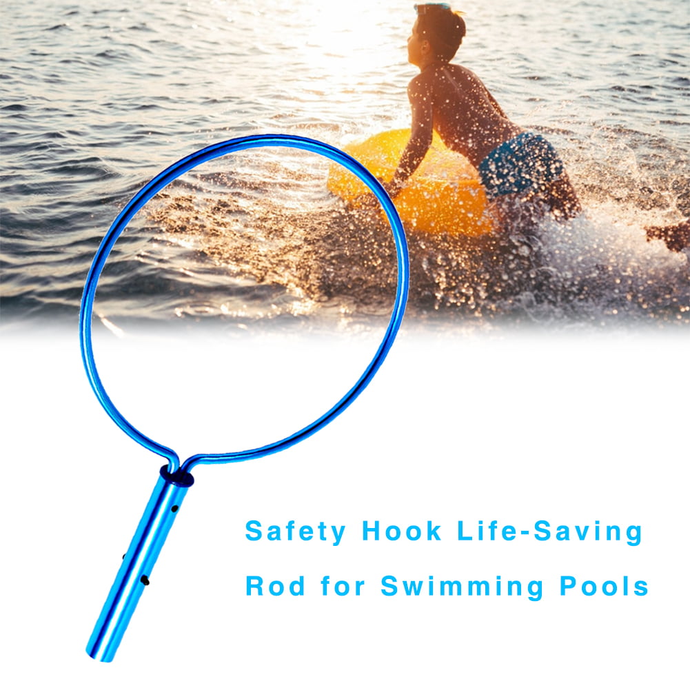 Monland Swimming Pool Safety Hook Lifeline Water Park Seaside Rescue Tool Outdoor Swimming Safety Aids