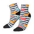 thumbnail image 2 of Bingfone Colorful Llama Design Patterned Men'S Women'S Casual Cotton Socks, 2 of 9