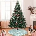 thumbnail image 7 of Sikiie White Geese and Flower 30-48 inches {designName} Print Christmas Tree Skirt Snowman Xmas Tree Skirt with Edge Christmas Decorations for Holiday Party36", 7 of 7