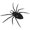 A, variant on Clearance Sale | 10-Pack Realistic Plastic Halloween Spider Toys, Versatile Decor for Home Parties and Haunted House Props