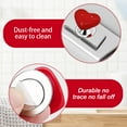 thumbnail image 4 of 24 Counts Toilet Button Pusher, Love Heart Shaped Toilet Flusher Top Push Button Helper, Toilet Press Tool for Protect Long Nails, 4 of 5
