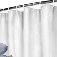 thumbnail image 5 of Unique Floral Blue Shower Curtain for Bathroom Decor, Blue and Grey Daisy Flower Elegant Wildflower Design Farmhouse Shower Curtains with Hooks Set, 72X72 Inches, 5 of 6