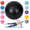 Black, variant on Yoga Ball with Pump Exercise Stability Ball for Pilates Balance Core Strength Training Home Gym Fitness Workout (Mint Green)