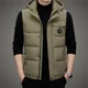 thumbnail image 3 of Chaqueta ligera de plumón de invierno para hombre, chaleco grueso, ropa de diseñador, ropa de lujo sin mangas, ligera y gruesa, protección contra el frío, 3 of 4