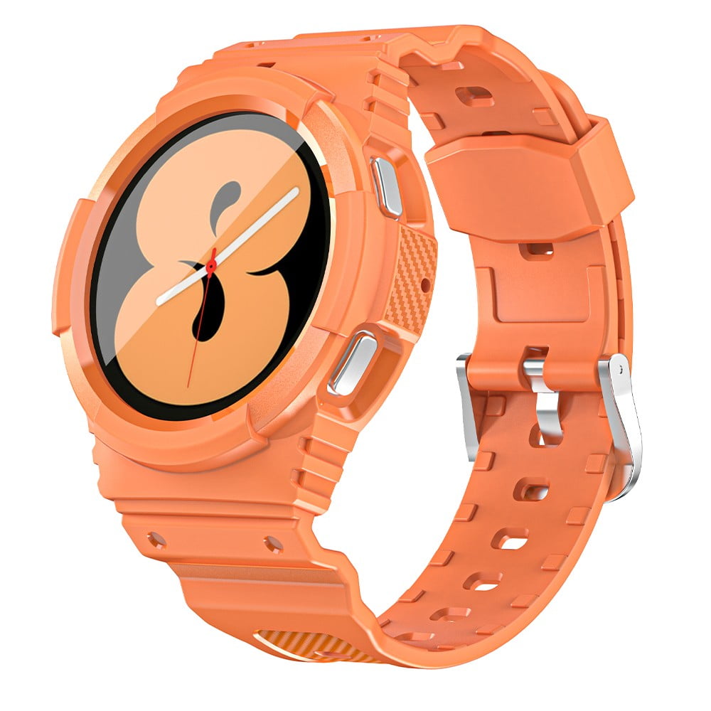 Carbon fiber Case+Band for Samsung Galaxy Watch 4 44mm 40mm/4 Classic