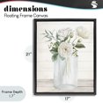 thumbnail image 4 of Stupell Industries French Country Patience Flower Vase Black Floating Frame Canvas Art, 17 x 21, by Kim Allen, 4 of 8