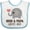 White and Blue, variant on Inktastic Mimi and Papa Love Me Elephant Boys or Girls Baby Bib