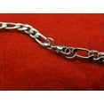 thumbnail image 3 of SILVER STAINLESS STEEL FIGARO ROPE 16"-84" MEN/WOMEN 3/4/5/7/9/10/12MM NECKLACE, 3 of 3