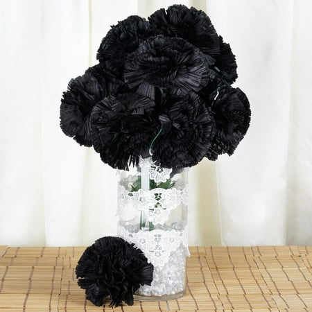 Miniature Carnation Bouquet BalsaCircle 36 Extra Large Silk Carnations Flowers - DIY Home Wedding Party Artificial Bouquets Arrangements Centerpieces ()