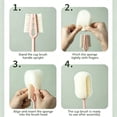 thumbnail image 5 of Steadline Long Handle Bottle Cleaning Brush,Natural Loofah Scrub Head Utensil Cleaner,Deep Reach Washing Tool For Water Cups Travel Mugs Baby Bottles And Daily Kitchen Container Tidying(Pink), 5 of 7