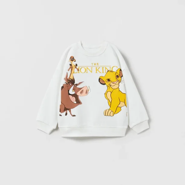 Sudaderas de dibujos animados para niños y niñas, camiseta de manga larga deportiva informal de Color puro, ropa de moda, sudaderas con capucha de algodón de nuevo estilo lindo