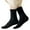 Black, variant on Winter Thermal Socks Extra Warm Lined Thermal Socks for Cozy Indoor Outdoor Sleeping Mid Calf Socks Soft Thermal Stockings for Cold Weather Comfort Stocking and Garter Belt Set Super Tight