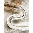 thumbnail image 3 of Unique Loom Chindi Jute Collection Area Rug (3' 3" x 5' 1" Rectangle Natural/Ivory), 3 of 6