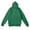 Green, variant on hoksml Zip Up Hoodie Solid Loose Sweatshirt Jacket for Daily Outdoor Casual Wear Everyday Comfort