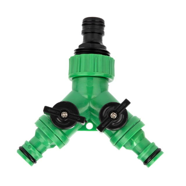 Divisor de Manguera de 3 Vías en Forma de Y, Fácil de Instalar, Adaptador de Manguera de Jardín, Divisor de Grifo para Lavado de Autos, Jardinería, Ri