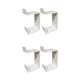 thumbnail image 4 of Naiovety Soporte para auriculares de 2 piezas Soporte de pantalla de estilo minimalista Controlador de montaje en pared Versatilidad de blanco 2Conjunto, 4 of 6