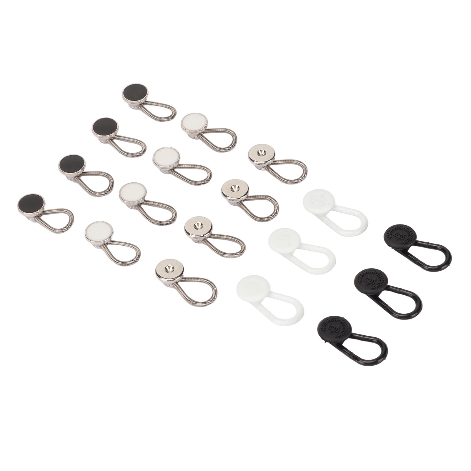 18 Pcs Elastic Collar Extenders - Adjustable Shirt Collar & Cuff Extender Buttons