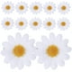 thumbnail image 4 of Juego de 12 elegantes pinzas para el cabello con margaritas blancas para mujeres y niñas: hermosas pinzas florales para cualquier ocasión., 4 of 6