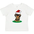thumbnail image 3 of Inktastic Christmas Dachshund Dog Santa Boys or Girls Baby T-Shirt, 3 of 5