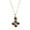 Black, variant on Trendy Oil Drip Crucifix Necklace, Adjustable Stainless Steel Chain Jewelry Women & Men Unisex