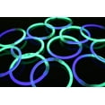 thumbnail image 7 of DirectGlow 200ct Bicolor Purple/Green Glow Stick Bracelets Glow in The Dark Party Favors, 7 of 7