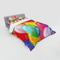 thumbnail image 2 of Ambesonne Cartoon Bedding Set 4 Pcs, Balloons Fun, Queen, Multicolor, 2 of 2