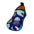 thumbnail image 2 of FUZHIQ Kids Protective Toe Water Shoes Boys Girls Barefoot Aqua Socks Non- Quick Dry Beach Pool Swimming Toddler Outdoor Shoes,10-10.5 Years, 2 of 5