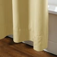 thumbnail image 4 of TWOPAGES Room Darkening Drape Pinch Pleat Hanging Style Curtain for Bedroom, 1 Panel, Custom, Cream, 4 of 5