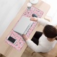 thumbnail image 3 of Long Mouse Pads for Desk,Pink Cartoon Unicorn Rainbow Ice Cream Desk Mats on Top Of Desks, Desk Mouse Pad Extra Large with 3mm Non-Slip Base and Stitched Edge for Gaming,Office,Work,Home 31.5"x11.8", 3 of 6