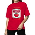 thumbnail image 2 of Ketchup Label with Tomato Women's T-shirt, 2 of 3