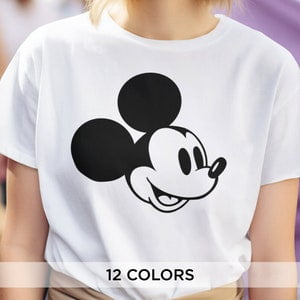 Disney Classic 'Mickey Mouse' Shirt for Women – Vintage Graphic Tee