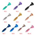 thumbnail image 1 of 1PCS Boucle d'Oreille Perçage Unisexe en Acier Inoxydable Forme de Vis Punk Sans Allergie, 1 of 7
