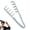 Grey, variant on Texture Comb, Volumizing Fluffy Texture Styling Comb for Men and Women, Wide Tooth Comb Root Lifter Hair Styling Tool for Volume, Fringe Parting & Curly Hair, ABS Plastic (Black)