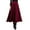 Wine, variant on Women's Casual Dress Fashion Swing Skirt High Waist Business A Line Ladies Large Flowy Comfortable Elegant Summer Wear Womens Casual Trendy Midi Dresses