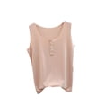 thumbnail image 2 of Fznquz Plus Size Tank Tops for Women Cute Sleeveless Plain Cotton Tanks Pink Summer Solid Color Crew Neck Tank, 2 of 5