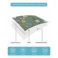 thumbnail image 4 of Quilt King Size Bedding Set, Green Botanical Reversible Summer Quilt 3 Pieces, Spring Floral Summer Lemon Birds Lightweight Bedspreads Coverlets with 2 Pillow Shams for All Seasons, 4 of 5
