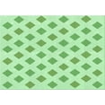 thumbnail image 1 of Ahgly Company Indoor Rectangle Patterned Mint Green Area Rugs, 7' x 10', 1 of 6
