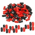 thumbnail image 1 of Unique Bargains 100pcs Rubber End Caps Cover Assortment 6mm Screw Thread Protector for Screw Bolt Black Red, 1 of 5
