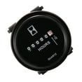 thumbnail image 1 of UPOUART 1Set Hour Meter for Engine Monitoring with Black LCD Display and Round Shape, 1 of 8