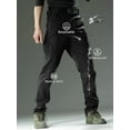 thumbnail image 4 of Elvqul Cargo Pants for Men with Pockets Baggy Big and Tall Elastic Waist Mens Cargo Pants, 4 of 7