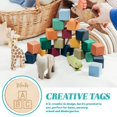 thumbnail image 3 of 16 Pcs Labels Clothes Wood Tag Basket Label Wooden Toy Organization Labels Blank Wood Round Tags Storage Bin Wooden Tags_Gift Of G, 3 of 4
