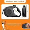 thumbnail image 3 of 50kg Retractable Dog Leash Firmness String For Big Large Dog Walking Hiking, 3 of 5