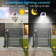 thumbnail image 3 of Claoner Solar Motion Sensor Lights Outdoor 3000 Lumens 77 LEDs Spotlight FloodLights Wireless Dummy Decoy Fake Security Camera for Porch Garden Patio Driveway, 2 Pack, 3 of 12